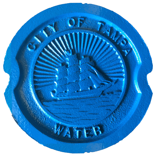 City of Tampa Custom Water Valve Box Lid
