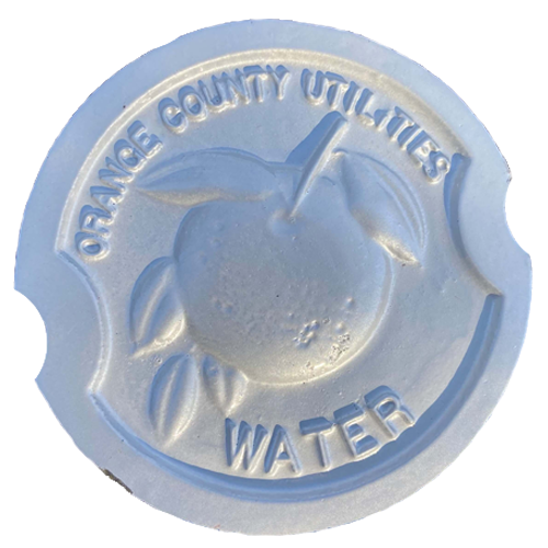 Orange County Utilities Custom Water Lid